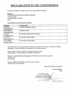 Lampe à poser LED solaire H.32 cm 40 lm IP44 Lumisky Seraphina