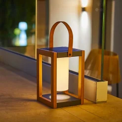 Lampe à poser LED solaire H.32 cm 40 lm IP44 Lumisky Seraphina