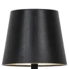 Lampe à poser LED tactile noir IP44 Ø11 x H.36 cm 5W GoodHome Quelea