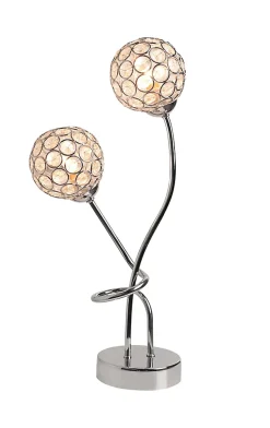 Lampe à poser Mantus 2 ampoules G9 IP20 argent