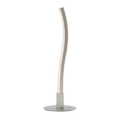 Lampe à poser Metal Argent satine LED 4w 302 lumens 3000k Haut 30.5cm Diam 10cm PRIME