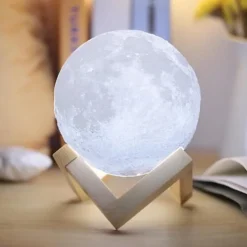 Lampe à poser MoovyMoon Lune 15 cm