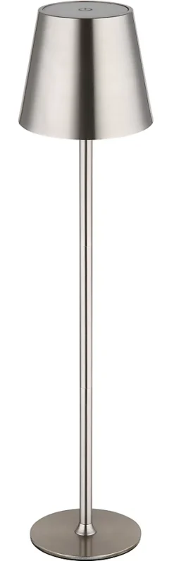 Lampe à poser métal nickel mat, LED VANNIE