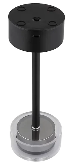 Lampe à poser métal noir mat, LED SHIRA