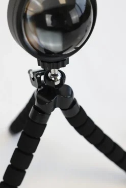 Lampe à poser métal noir USB RGB H.21cm 8W Seynave