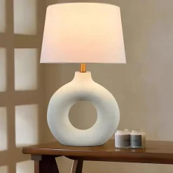 Lampe à Poser NICOSIE en céramique Écru