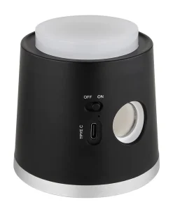 Lampe à poser plastique noir mat, LED MEEYA