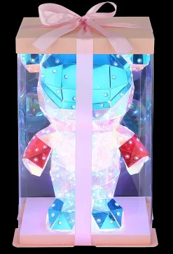 Lampe à poser plastique translucide, LED BRONDAR