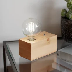 Lampe à poser Qausuit rectangulaire E27 IP20