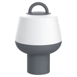 Lampe à poser rechargeable LED extérieure grise 2,5 W 250 lm USB IP54, GoodHome Kisatchie