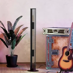 Lampe à poser Redcliff 40W IP20 acier noir Eglo L.135,5 x H.12 cm