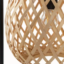 Lampe à poser Reiko en Bamboo, diamètre 50,5 cm