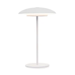Lampe à poser réglable, rechargeable Sardina 30 métal blanc dimmable IP44 2W Newgarden