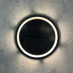 Lampe à poser solaire LED intégré IP65 blanc neutre Lumihome