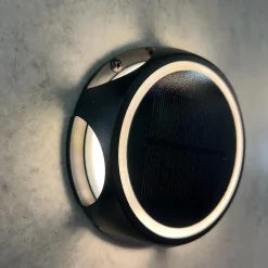 Lampe à poser solaire LED intégré IP65 blanc neutre Lumihome