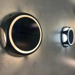 Lampe à poser solaire LED intégré IP65 blanc neutre Lumihome