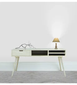 Lampe à poser sur pied couleur Taupe Ampoule E27 75 watts Design