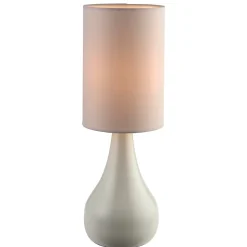 Lampe à poser Tertrez E14 IP20 gris clair