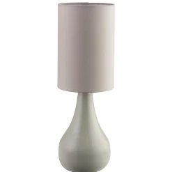 Lampe à poser Tertrez E14 IP20 gris clair