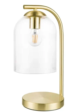 Lampe à poser Thestias E27 IP20 verre et métal
