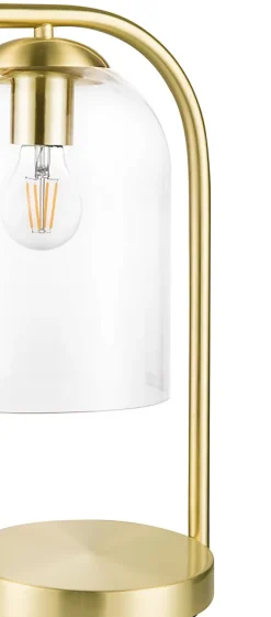 Lampe à poser Thestias E27 IP20 verre et métal