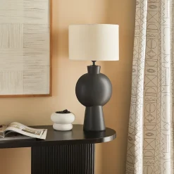 Lampe à poser Yulia noir H59cm - Atmosphera