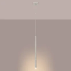 Lampe à suspension en acier 1 lampes 8x8x114cm Sollux