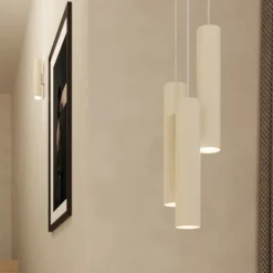 Lampe à suspension en acier 1 lampes 8x8x118cm Sollux