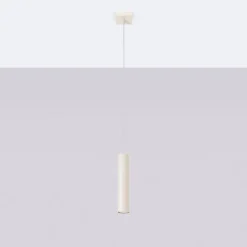 Lampe à suspension en acier 1 lampes 8x8x118cm Sollux