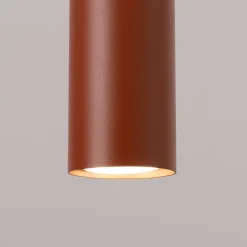 Lampe à suspension en acier 2 ampoules 3000K - 30x6x105cm Sollux