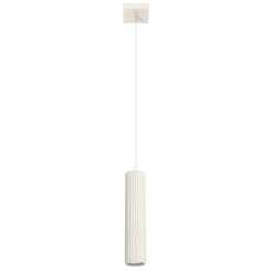 Lampe à suspension en aluminium 1 ampoule 3000K - 8x8x118cm Sollux