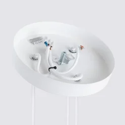 Lampe à suspension en aluminium 3 ampoules 4000K - 19.5x19.5x108cm Sollux