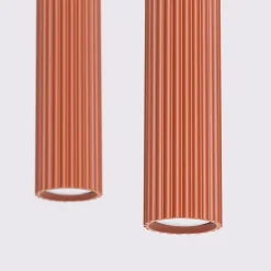 Lampe à suspension en aluminium 2 lampes 30x6.5x90cm Sollux