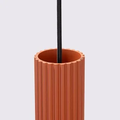 Lampe à suspension en aluminium 1 ampoule 3000K - 8x8x118cm Sollux