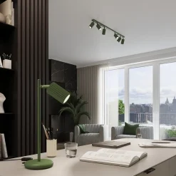 Lampe à suspension en aluminium 1 ampoule 3000K - 8x8x118cm Sollux