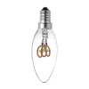 Lampe Ampoule E14 LED Filament Spirale Verre Clair