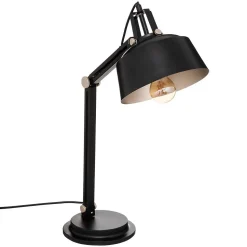 Lampe arc Soul - métal - noir - H55 - 8 cm - Atmosphera
