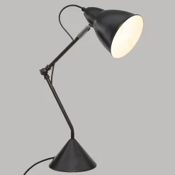 Lampe Aude noire - métal H62 cm - Atmosphera
