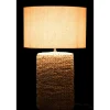 Lampe avec abat-jour en textile naturel 42x42x67 cm