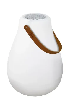 Lampe baladeuse avec enceinte rechargeable pour extérieur, LED variable RGB 45lm, IP43, H.37 x l.27,5 cm, New Garden Play Light and Music