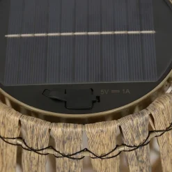 Lampe baladeuse extérieur LED intégrée Lagora Little Garden IP44 blanc chaud + RGB H.28 x Ø22 cm