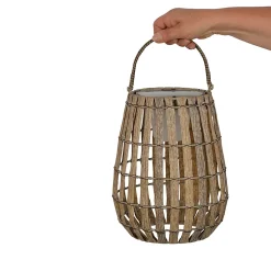 Lampe baladeuse extérieur LED intégrée Lagora Little Garden IP44 blanc chaud + RGB H.28 x Ø22 cm