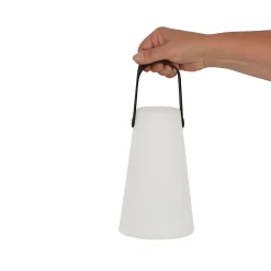 Lampe baladeuse LED intégrée Bahia Little Garden 100/200/300lm IP44 blanc + RGB L.13 x P.12.5 x H.21 cm