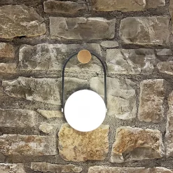 Lampe baladeuse sans fil DAY Noir Acier H22CM