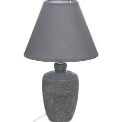 Lampe Balvy - céramique H32 cm - Gris- Atmosphera