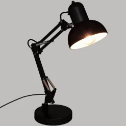 Lampe Bren - métal - noir - H55 - 8 cm - Atmosphera