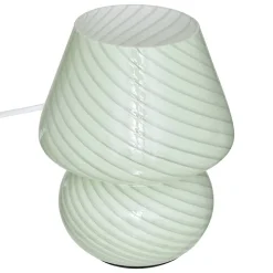 Lampe champignon Cara H18cm vert - Atmosphera
