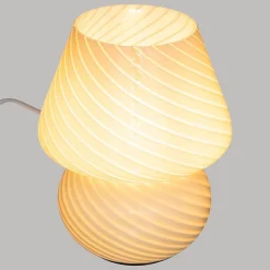 Lampe champignon Cara H18cm vert - Atmosphera