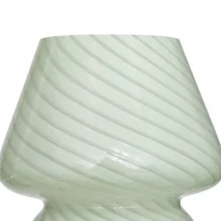 Lampe champignon Cara H18cm vert - Atmosphera