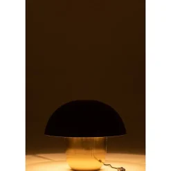 Lampe champignon en métal noir 40x40x35 cm